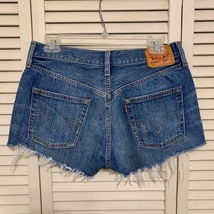 Levi’s 501 Denim Cut Off Shorts